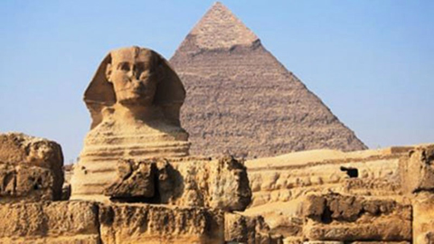 The Sphinx and Giza Pyramid Picture