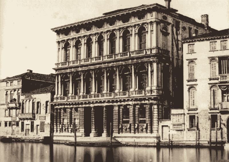Palazzo Rezzonico Old Photo