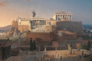 Acropolis Historical Painting Picture