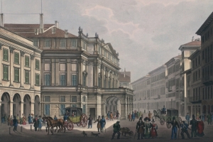 Teatro alla Scala Historic Illustration Picture