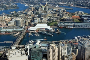 Darling Harbour From Sky Picture