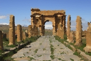 Roman ruins of Timgad thumbnail