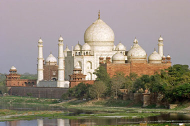 The Taj Mahal By The River Picture