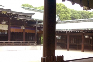 Meiji Jingu Courtyard Picture