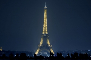 Eiffel Tower at Night Picture