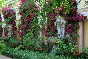 A Spanish garden at the Villa Ephrussi de Rothschild.