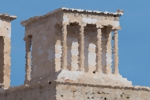 The Temple of Athena Nike.