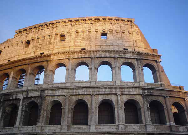 Rome Coliseum's Exterior Structure