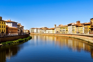 Pisa from river