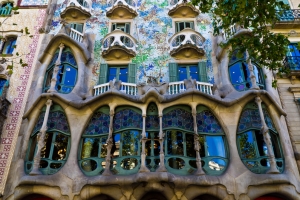 Gaudi house architecture