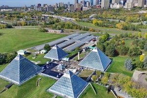 Muttart Conservatory Aerial View Picture