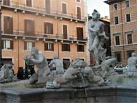 Piazza Navona fountain statues