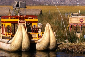 Lake Titicaca Uros and Boat